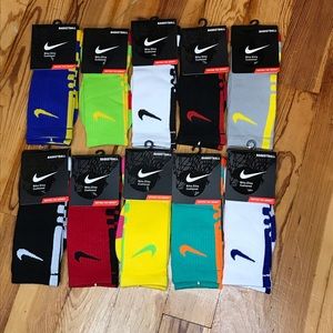 Nike Elite Cushioned basketball socks 10 pairs